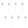 slomki papierowe gwiazdki holograficzne biale 20 cm partypal 8 szt