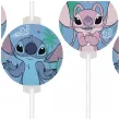 slomki papierowe jednorazowe stitch angel dekoracja na urodziny 22 cm 4 szt