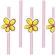 slomki papierowe kwiatki rozowe partypal 20 cm 8 szt