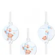 slomki papierowe misie z balonikami blekitny congee 20 cm 6 szt