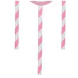 slomki papierowe stopki paski rozowy jasny partypal 6 szt