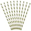 slomki papierowe w paski zlote chrom 19 5 cm 10 szt