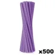 slomki proste grube 24 cm fioletowe 500 szt
