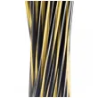 slomki proste twister grube czarno zlote godan 8mm 24 cm 20 szt