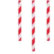 slomki serca ze strzala 19 5 cm czerwone w paski 6 szt