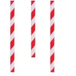 slomki serca ze strzala 19 5 cm czerwone w paski 6 szt