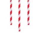 slomki usta 19 5 cm czerwone w paski 6 szt
