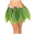 spodnica hawajska z lisci zielona guirca 38 cm