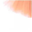 spodniczka tutu classic brzoskwiniowy partypal 30 cm