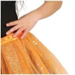 spodniczka tutu classic shine pomaranczowo czarna guirca 31 cm