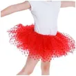 spodniczka tutu dziecieca czerwona godan 25cm