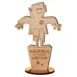 statuetka nagroda za kostium wesoly franky drewno 15 5 cm