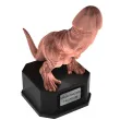 statuetka penisozaur urodzinowe trofeum rozowe zloto 17 cm