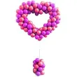 stelaz do girland balonowych serce na sztycy godan 78 x 162 cm