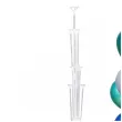 stojak do balonow classic transparentny godan 130 cm