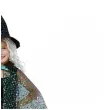 stroj czarownicy dla dziewczynki na halloween andrzejki karnawal zestaw rozm 120 130