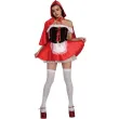 stroj damski cosplay na karnawal seksowny czerwony kapturek rozm m