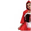 stroj damski cosplay na karnawal seksowny czerwony kapturek rozm m