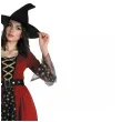 stroj damski czarownica na halloween andrzejki karnawal zestaw sukienka kapelusz pasek rozm m