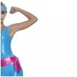 stroj damski lalka barbie zestaw fitness kombinezon opaska pasek ocieplacze rozm m