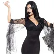 stroj damski na karnawal i halloween sukienka morticia addams wednesday czarny rozm xl