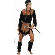 stroj damski na karnawal larp cosplay dziki zachod indianka zestaw rozm m