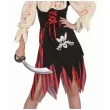 stroj damski na karnawal piratka sukienka chustka opaska rozm s m l