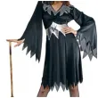 stroj dla doroslych czarownica sukienka i kapelusz czarny srebrny godan rozm m