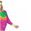 stroj dla doroslych damski ortalionowy dres retro lata 80 rozowy godan rozm xl
