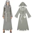 stroj dla doroslych na halloween diaboliczna zakonnica szary guirca rozm m