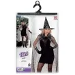 stroj dla doroslych peleryna kapelusz czarownica czarno bialy widmann rozm uniw