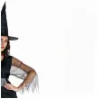 stroj dla doroslych sukienka i pasek czarownicy zestaw na halloween czarny godan rozm m