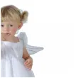 stroj dla dzieci aniol sukienka i skrzydla na jaselka bialy godan rozm 92 104