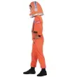 stroj dla dzieci astronauta z helmem pomaranczowy amscan rozm 104 116 cm