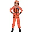 stroj dla dzieci astronauta z helmem pomaranczowy amscan rozm 104 116 cm