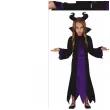 stroj dla dzieci czarownica diabolina czarno fioletowy guirca rozm 122 134 cm
