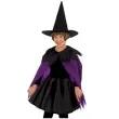 stroj dla dzieci czarownica kapelusz i peleryna carnival toys