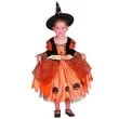 stroj dla dzieci czarownica w dyniowej sukience partytino 98 104 cm