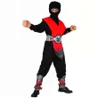 stroj dla dzieci czerwony ninja lux kostium dla chlopca na karnawal rozm 110 120