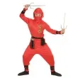 stroj dla dzieci czerwony ninja widmann rozm 8 10 lat