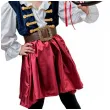 stroj dla dzieci elegancka piratka zestaw kapitana na karnawal godan rozm 92 104