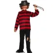 stroj dla dzieci freddy krueger czarno czerwony guirca 7 9 lat