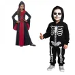 stroj dla dzieci gotycka wampirzyca czarno czerwony smiffys rozm 130 140 cm