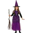 stroj dla dzieci koronkowa czarownica fioletowa guirca 3 4 lata