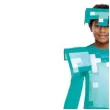 stroj dla dzieci minecraft diamentowa zbroja disguise costumes rozm 122 125 cm