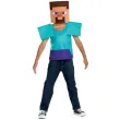 stroj dla dzieci minecraft steve disguise rozm 98 110