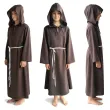 stroj dla dzieci na bal wszystkich swietych mnich swiety franciszek brazowy 122 128 cm