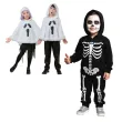 stroj dla dzieci na halloween ponczo z kapturem duszek duch uniwresalny