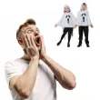 stroj dla dzieci na halloween ponczo z kapturem duszek duch uniwresalny