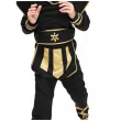 stroj dla dzieci ninja czarny partydeco rozm 116 128 cm